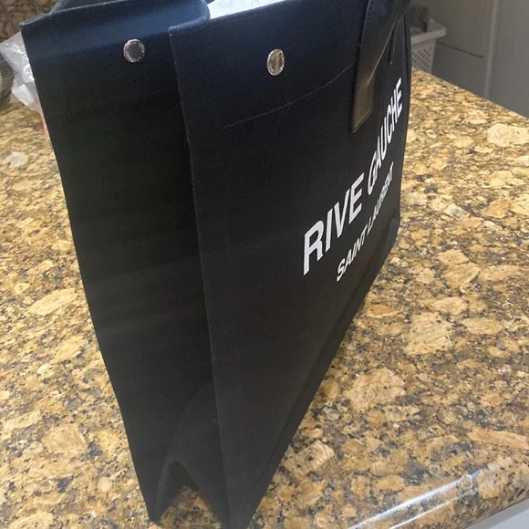 Saint Laurent Rive Gauche Cabas Canvas tote - Picture 6 of 8